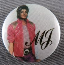 Michael Jackson - Badge Plastique 2,5cm - MJ