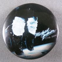 Michael Jackson - Badge Plastique 3,8cm - Moon Walk