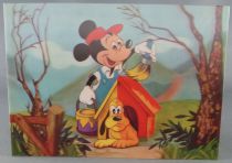 Mickey and Friends - 3D Lenticular Post Card - Mickey & Pluto