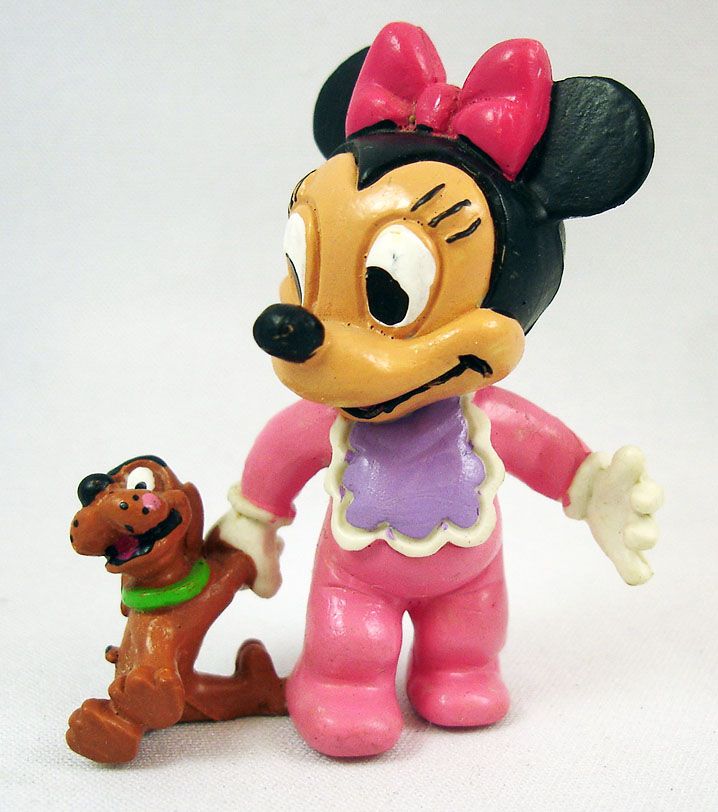 Inloggegevens statistieken Een evenement Mickey and friends - Comics Spain PVC Figure - Baby Minnie Mouse with Pluto  doll