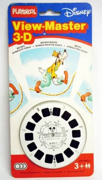 Mickey and the Dinosaurs - Cartoon - View Master 3 Reel Set –  worldwideslides