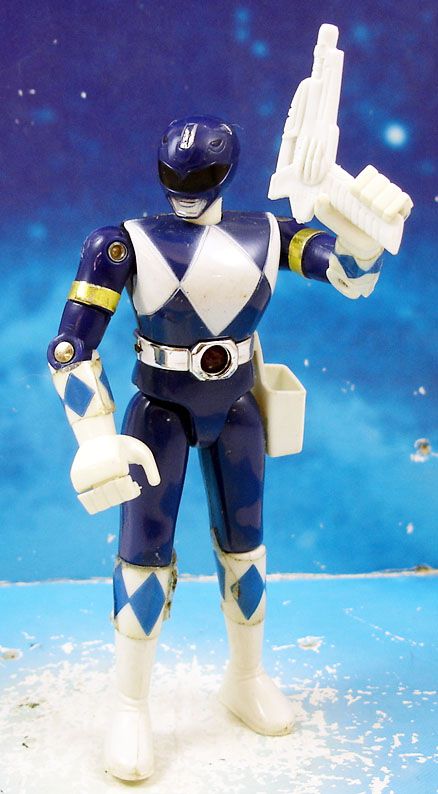 Mighty Morphin Power Ranger - Blue Ranger (with light up belt) loose