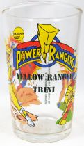 Mighty Morphin Power Rangers - Amora drinking glass \ Yellow Ranger Trini\ 