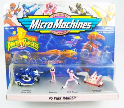 Mighty Morphin Power Rangers - Micro Machines Galoob 1994 - #5 Pink Ranger