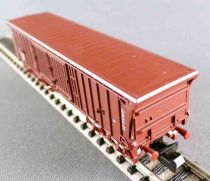 Minitrix 11484 N Scale Sncf Sliding Roof Wagon 4 Axles Taems 11 87 085 4 021-6 Brown Mint in Package