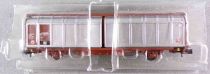 Minitrix 11484 N Scale Sncf Sliding Sides Wagon 2 Axles Habillns 01 87 245 7 006-6 Brown VG Package