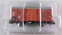 Minitrix 15173 N Scale Db Covered Wagon 2 Axles GR 20 150 824 Brown Mint in Package