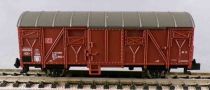 Minitrix 15295 N Scale Db Covered Wagon 2 Axles Gs216 Brown Mint in Box