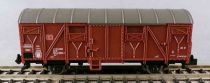 Minitrix 15295 N Scale Db Covered Wagon 2 Axles Gs216 Brown Mint in Box