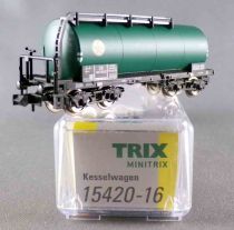 Minitrix 15420-16 N Scale Db Tank Wagon 4 Axles Green DEA 580 986 MIB