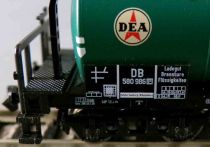 Minitrix 15420-16 N Scale Db Tank Wagon 4 Axles Green DEA 580 986 MIB