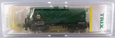 Minitrix 15420-18 Ech N Db Wagon Citerne  Bogies Vert DEA 580 982 Neuf Boite