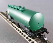 Minitrix 15420-19 N Scale Db Tank Wagon 4 Axles & Breakman\'s Cab Green DEA 580 950 MIB