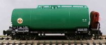 Minitrix 15420-19 N Scale Db Tank Wagon 4 Axles & Breakman\'s Cab Green DEA 580 950 MIB