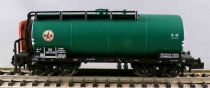 Minitrix 15420-19 N Scale Db Tank Wagon 4 Axles & Breakman\'s Cab Green DEA 580 957 MIB