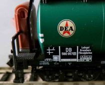 Minitrix 15420-19 N Scale Db Tank Wagon 4 Axles & Breakman\'s Cab Green DEA 580 957 MIB