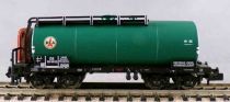 Minitrix 15420-20 Ech N Db Wagon Citerne à Bogies & Guérite Vert DEA 580 961 Neuf Boite