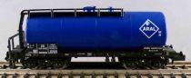 Minitrix 15504-09 Ech N Db Wagon Citerne à Bogies Bleu Aral Neuf Boite