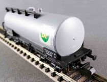 Minitrix 15504-14 N Scale Db Tank Wagon 4 Axles Grey BP Mint in Box