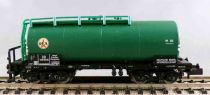 Minitrix 15504-18 Ech N Db Wagon Citerne à Bogies Vert DEA Neuf Boite