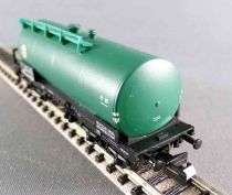 Minitrix 15504-18 Ech N Db Wagon Citerne à Bogies Vert DEA Neuf Boite