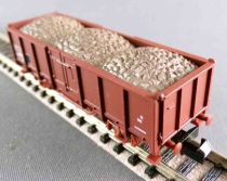 Minitrix 180?? Ech N Sncf Wagon Tombereau 2 Essieux Uic E 01 87 505 0 319-7 Marron Neuf Blister