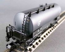 Minitrix N Scale Db Tank Wagon 4 Axles Grey VTG 595 022 Mint in Package