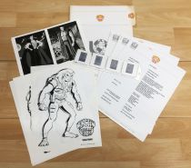 Monster Force (Animated Serie 1994) - Press Kit with 1 B&W photos, 4 Slides, 4 Production Drawing and notes (in english)