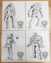 Monster Force (Animated Serie 1994) - Press Kit with 1 B&W photos, 4 Slides, 4 Production Drawing and notes (in english)