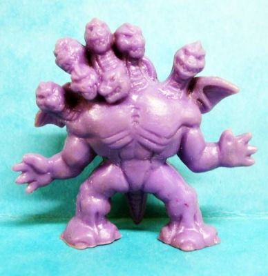 Monster In My Pocket - Matchbox - Series 1 - #01 Great Beast (purple)