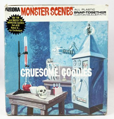 Monster Scenes - Aurora Model-Kit 1971 - Gruesome Goodies Ref.634.200 ...