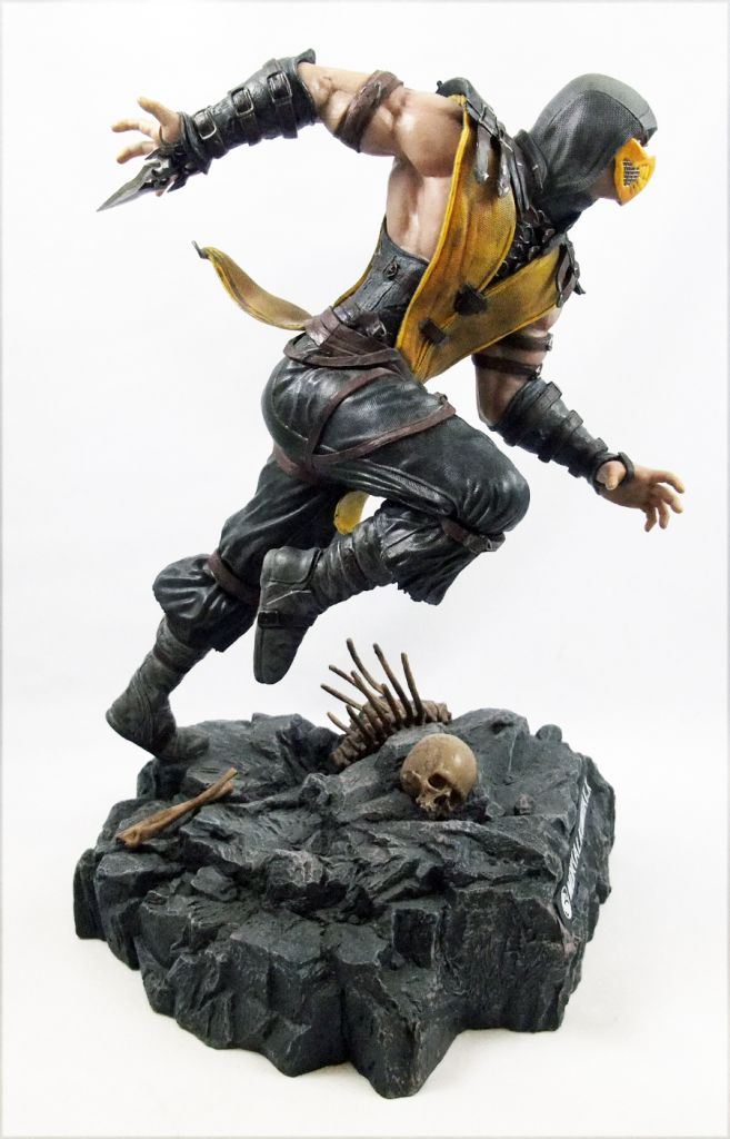 mortal kombat x scorpion statue