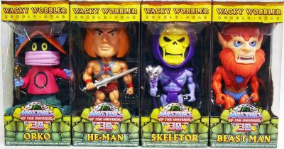 MOTU Wacky Wobbler Funko - Set of 4 Bobble-Head figures : He-Man