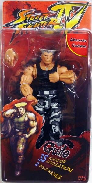 NECA - Street Fighter IV - Guile (loose) 3663441427897