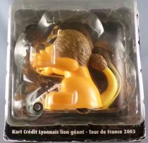 Norev Atlas Crédit Lyonnais Karting with Giant Lion 2003 Tour de France Advertising Caravan MIB