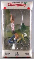 Norev CC4583 - Cyclist Tour De France Polka Dot Jersey Champion Supermarkets Advertising Figure MIB