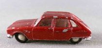 Norev Micro Miniature Metal Ho 1:86 Renault 16 Metallised Red