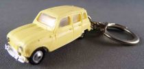 Norev Micro Miniature N°511 Ho 1/86 Renault 4L R4 Jaune Pale Porte Clef