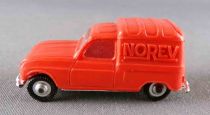 Norev Micro Miniature N°513 Ho 1/86 Renault 4L Fourgonnette Orange