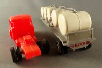 Norev Micro-Miniatures 522 Ho 1/87 Camion Unic ZU 120 Orange Remorque Laitière