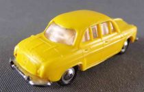 Norev Micro-Miniatures N°508 Ho 1/86 Renault Dauphine Jaune Roues Métallisées