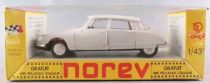 Norev N° 158 Série D Citröen Ds 21 Blanche Gris Clair 1/43 Neuve Boite