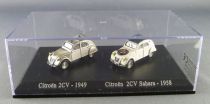 Norev Universal Hobbies for Atlas Ho 1/87 1949 Citroën 2CV - + 1958 Sahara 2CV Mint in box