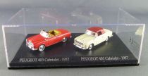 Norev Universal Hobbies for Atlas Ho 1/87 1957 Peugeot 403 Convertible  + 1957 403 Convertible Mint in box