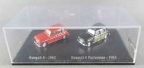 Norev Universal Hobbies for Atlas Ho 1/87 1962 Renault 4 + 1963 Renault 4 Parisienne Mint in box