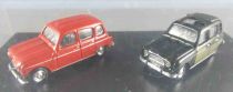 Norev Universal Hobbies for Atlas Ho 1/87 1962 Renault 4 + 1963 Renault 4 Parisienne Mint in box