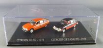 Norev Universal Hobbies for Atlas Ho 1/87 1978 Citroën GS X2 + 1978 Citroën GX Basalte Mint in Box