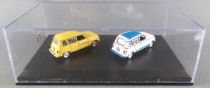 Norev Universal Hobbies for Atlas Ho 1/87 1981 Renault 4 Jogging + 1989 Renault 4 La Poste Mint in box