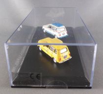 Norev Universal Hobbies for Atlas Ho 1/87 1981 Renault 4 Jogging + 1989 Renault 4 La Poste Mint in box