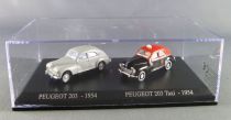 Norev Universal Hobbies pour Atlas Ho 1/87 Peugeot 203 - 1954 + 203 Taxi  - 1954 Neuf Boite